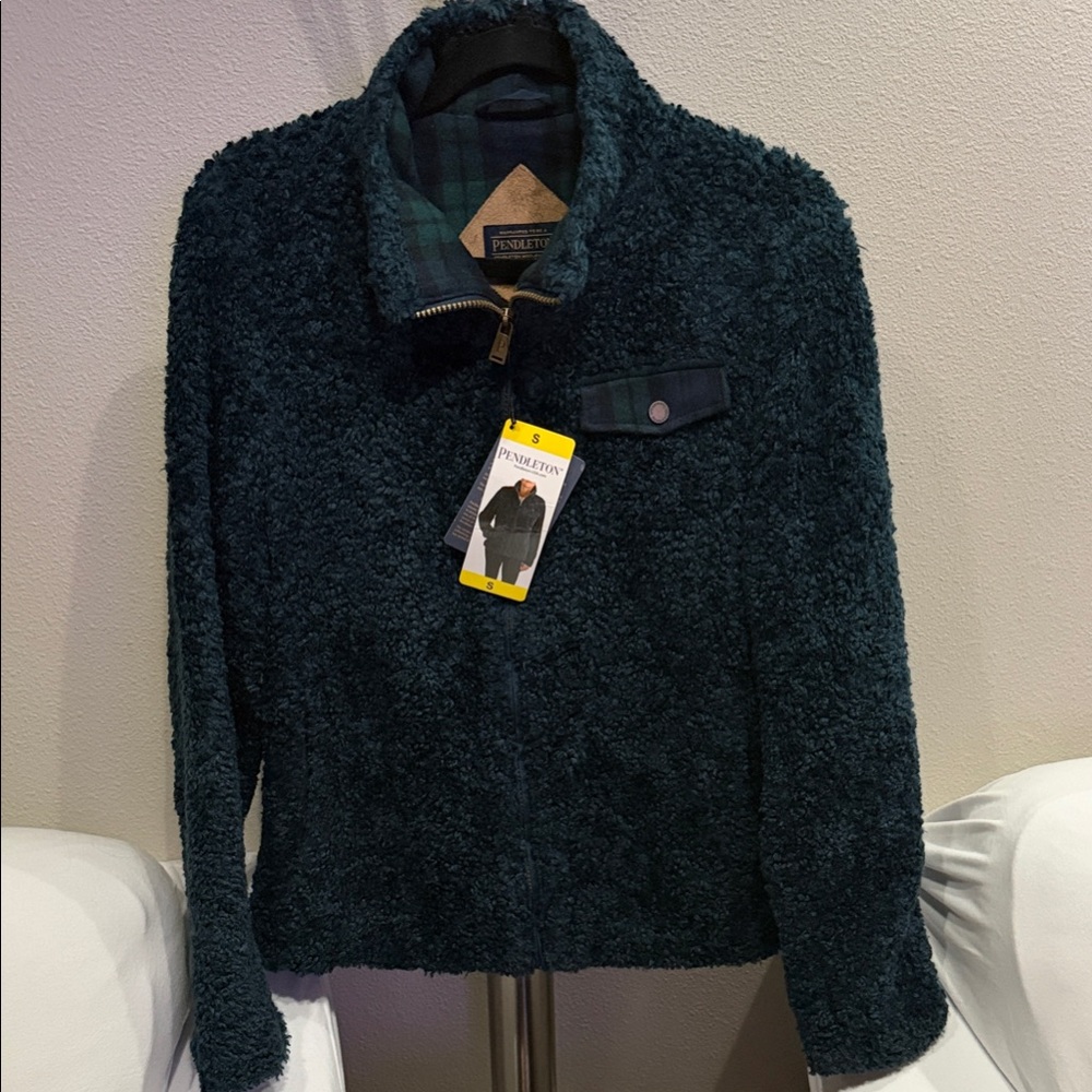 Pendleton Women's Dark Teal Teddy Jacket